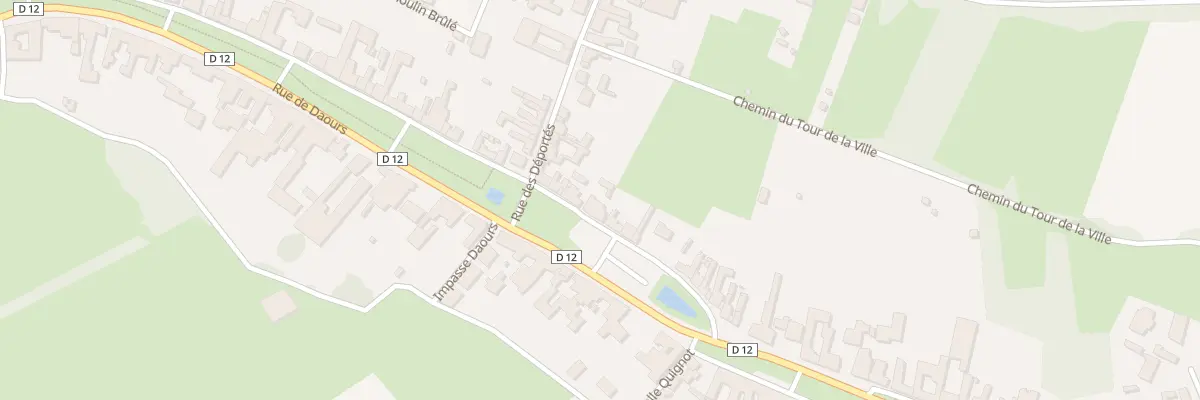 Plan du 116 Rue de Daours à Vignacourt