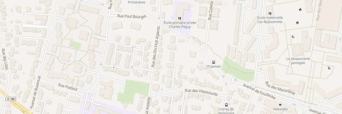 Plan du 28B Rue des Vaussourds à Rueil-Malmaison
