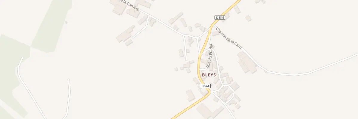 Plan du 5193 Bleys à La Capelle-Bleys