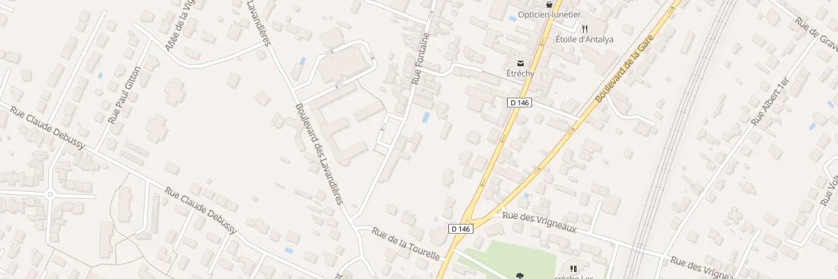 Plan du 43A Rue Fontaine à Étréchy