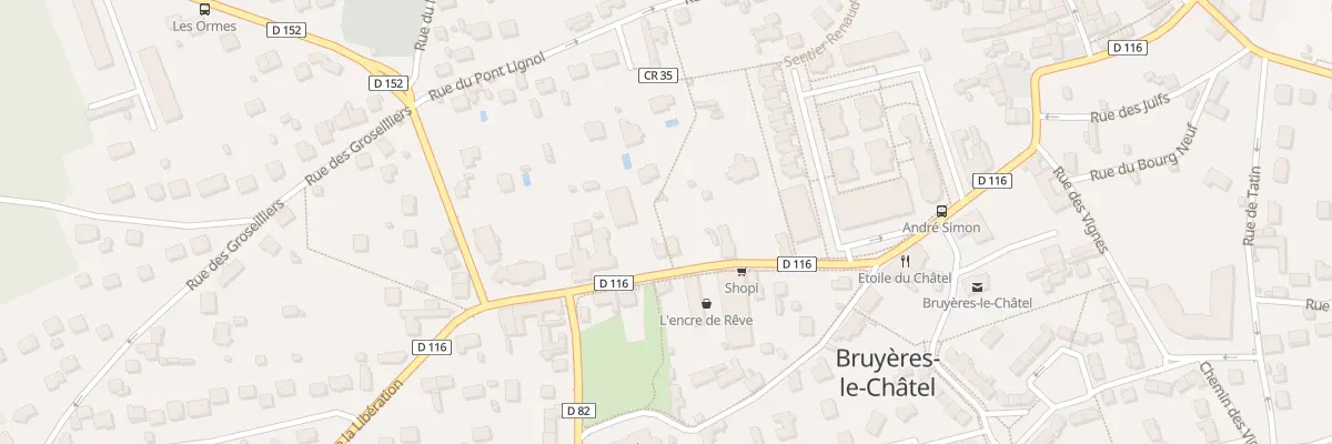 Plan du 42 Rue de la Libération à Bruyères-le-Châtel