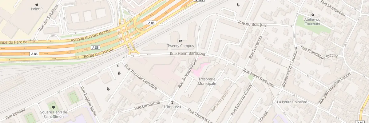 Plan du 8 Rue du Vieux-Pont à Nanterre