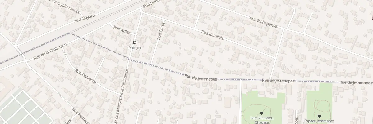 Plan du 25 Rue de Jemmapes à Sartrouville