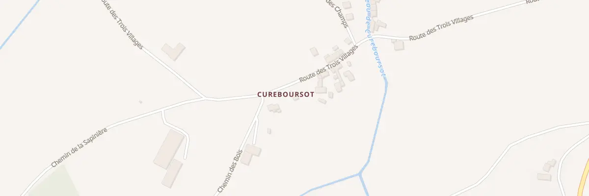 Plan du 5170 Cureboursot à Vaureilles