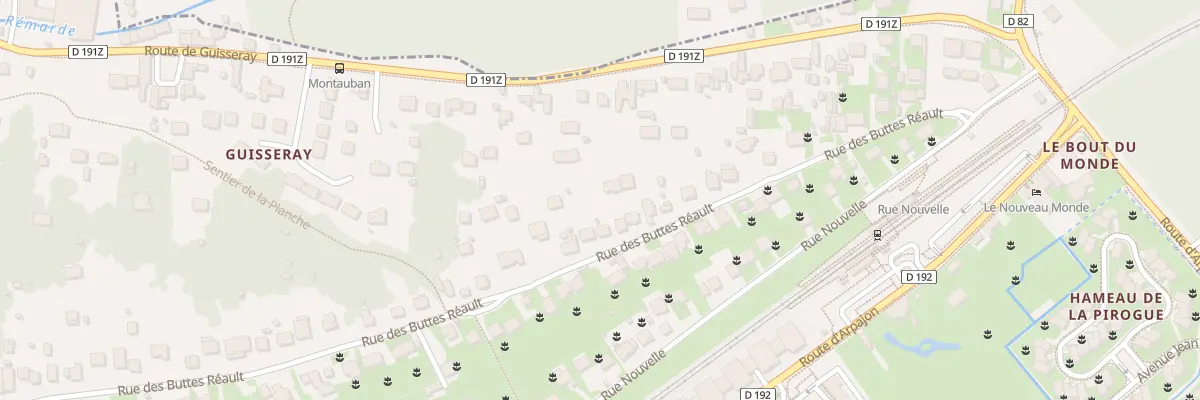Plan du 34 Rue des Buttes Réault à Breuillet