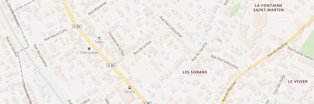 Plan du 18 Rue de la Paix à Cormeilles-en-Parisis