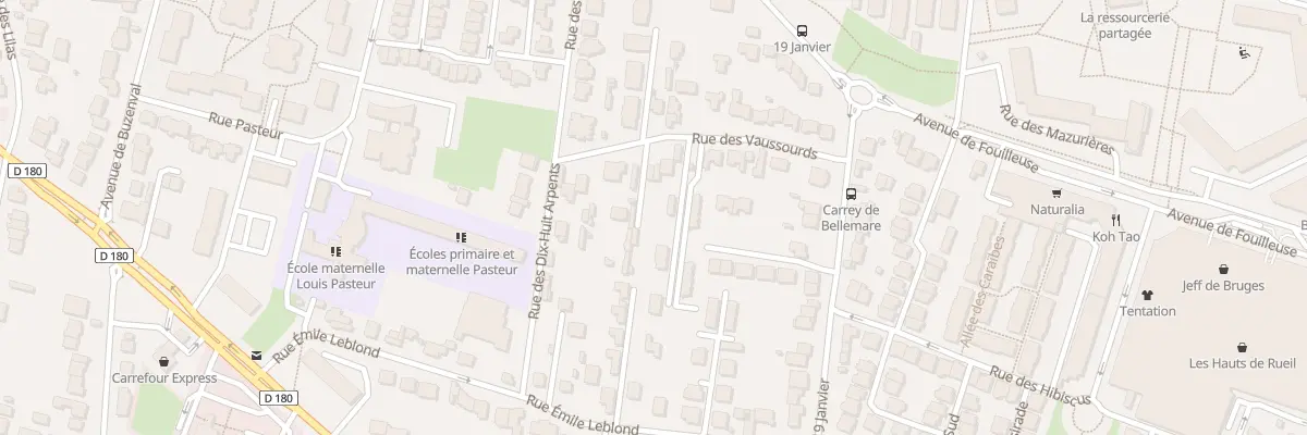 Plan du 25 Rue des Vaussourds à Rueil-Malmaison
