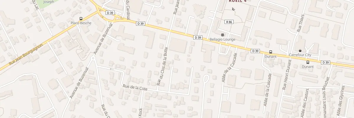 Plan du 31 Rue de la Côte à Rueil-Malmaison
