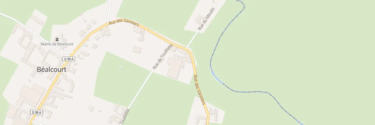 Plan du 5 Rue des Vanniers à Béalcourt