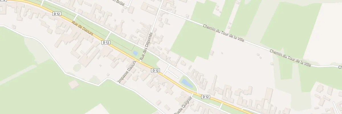 Plan du 106 Rue de Daours à Vignacourt