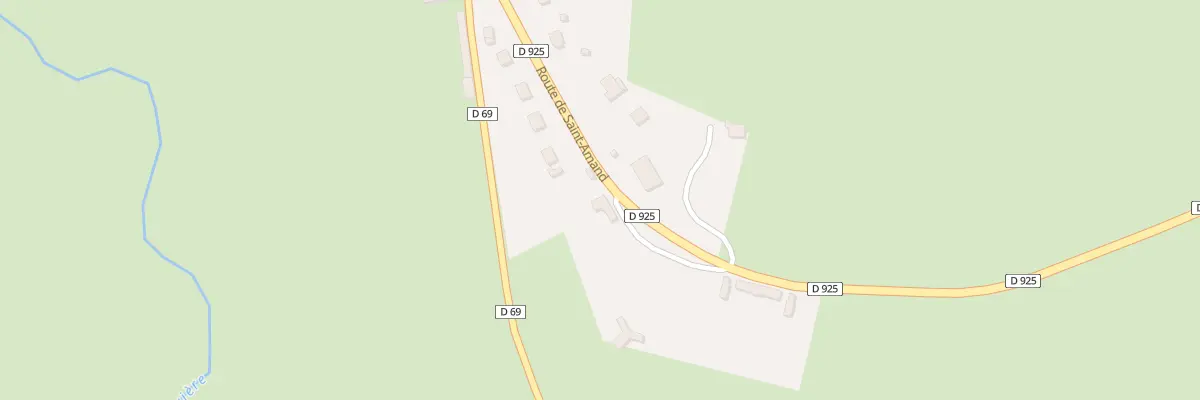 Plan du 36 Rte de Saint-amand à Lignières