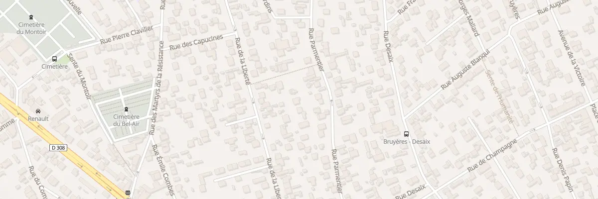 Plan du 95 Rue Parmentier à Houilles