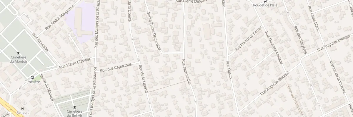 Plan du 107 Rue Parmentier à Houilles