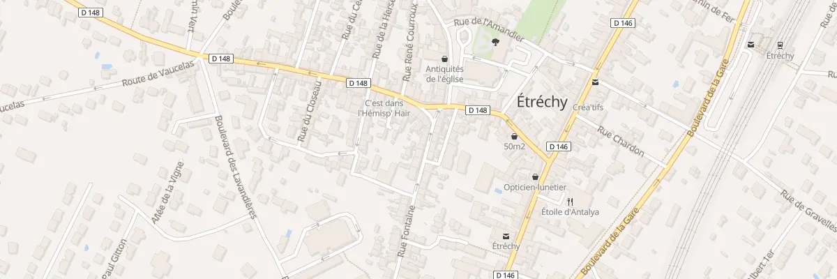 Plan du 4 Rue Fontaine à Étréchy