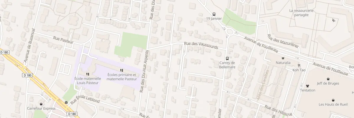 Plan du 23 Rue des Vaussourds à Rueil-Malmaison