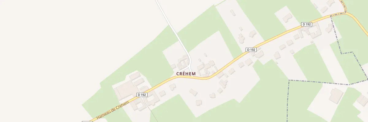 Plan du 7 Ham de Crehem à Remilly-Wirquin