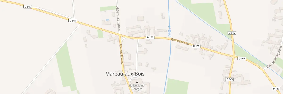 Plan du 2 Rue du Breau à Mareau-aux-Bois
