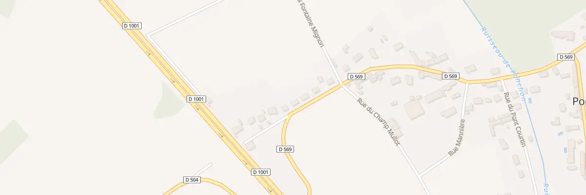 Plan du 540 Rue du Pont Delettre à Ponchon