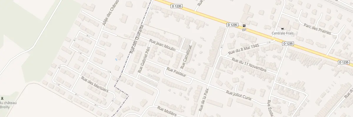 Plan du 8 Rue Camelinat à Ailly-sur-Somme