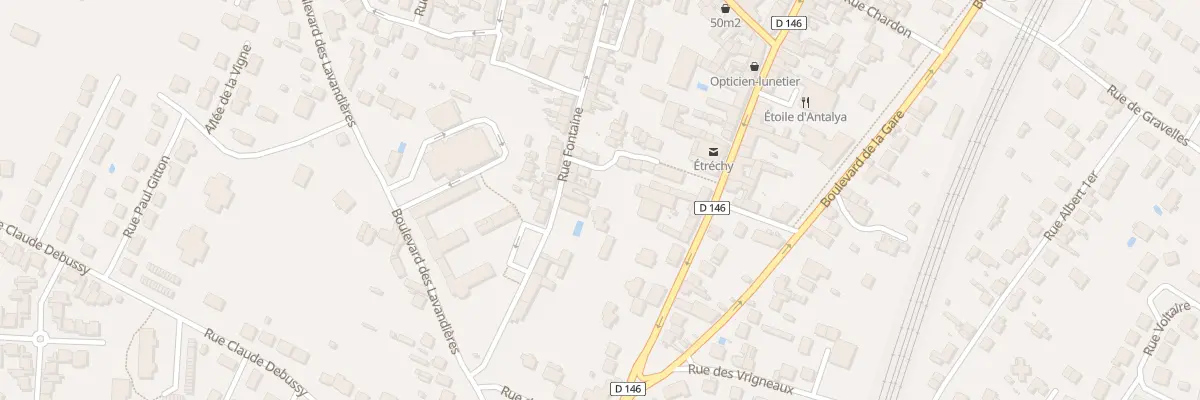 Plan du 41 Rue Fontaine à Étréchy