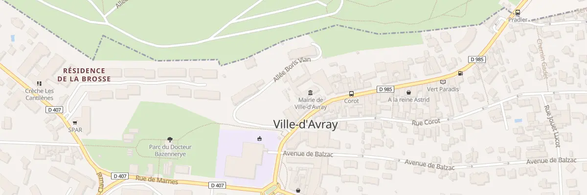 Plan du 9B Rue de Saint-Cloud à Ville-d’Avray