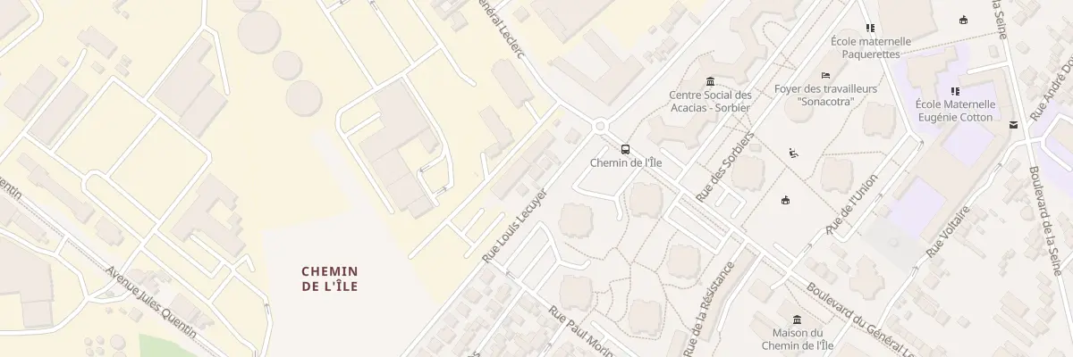 Plan du 6 Rue Louis Lecuyer à Nanterre