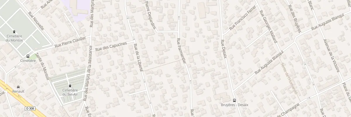 Plan du 99 Rue Parmentier à Houilles
