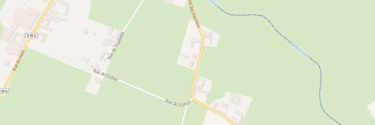 Plan du 2B Rue des Vanniers à Béalcourt