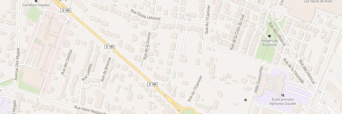 Plan du 13B Rue Emile Leblond à Rueil-Malmaison