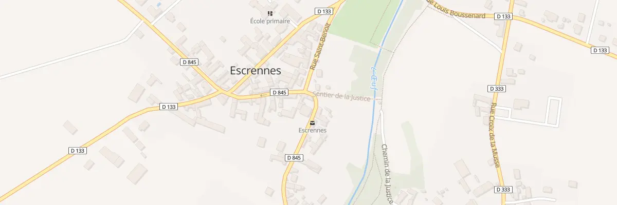 Plan du 18 Rue des Percherons à Escrennes