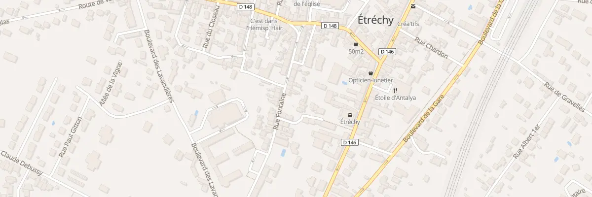 Plan du 25 Rue Fontaine à Étréchy