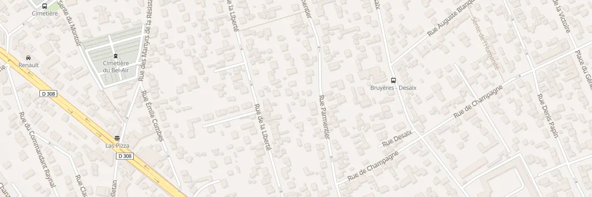 Plan du 61B Rue Parmentier à Houilles