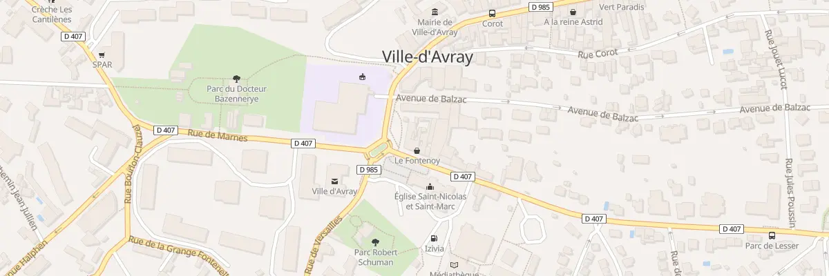 Plan du 3 Rue de Sèvres à Ville-d’Avray