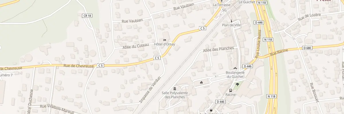 Plan du 1T Rue de Verdun à Orsay