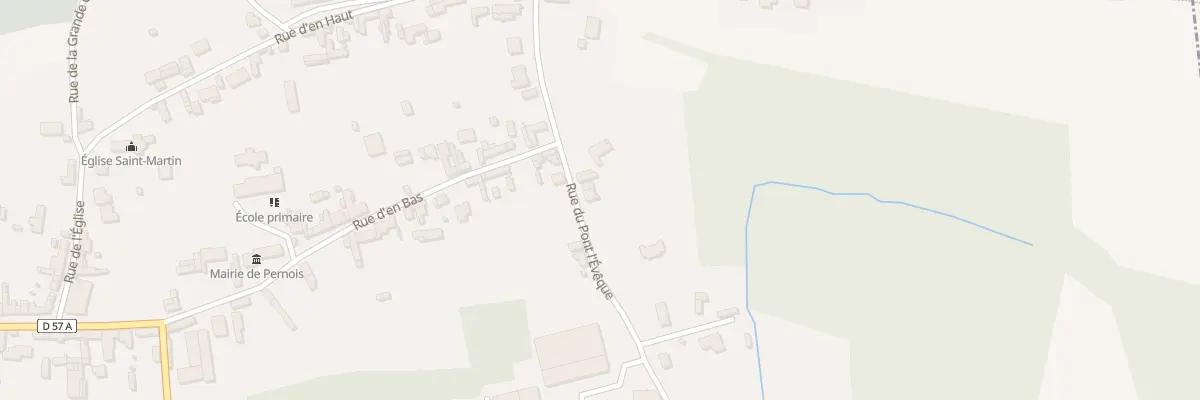 Plan du 312 Rue du Pont l’Eveque à Pernois