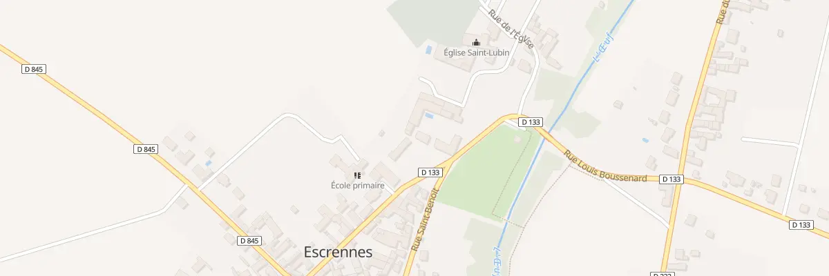 Plan du 22 Rue Louis Boussenard à Escrennes