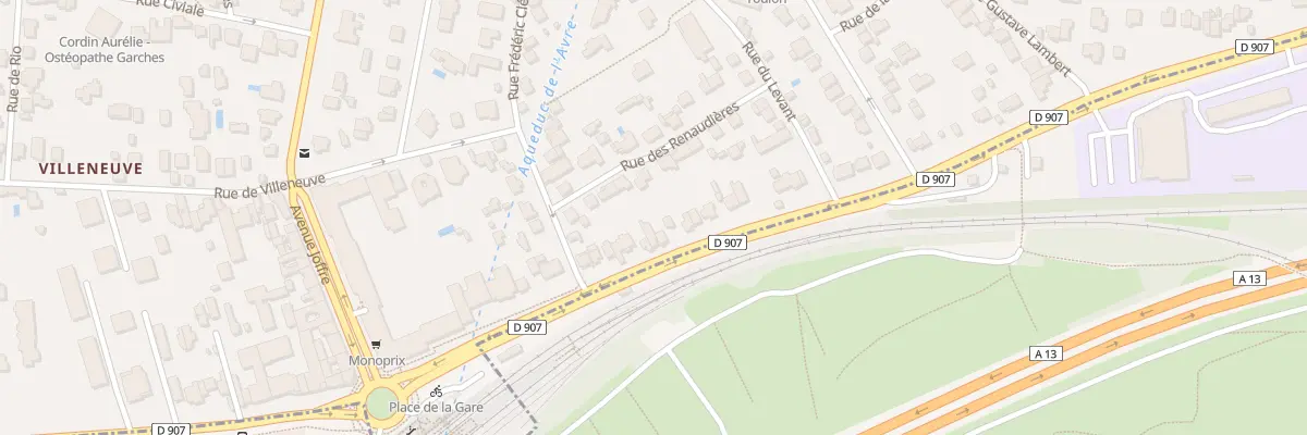 Plan du 126 Bd du Gen de Gaulle à Garches
