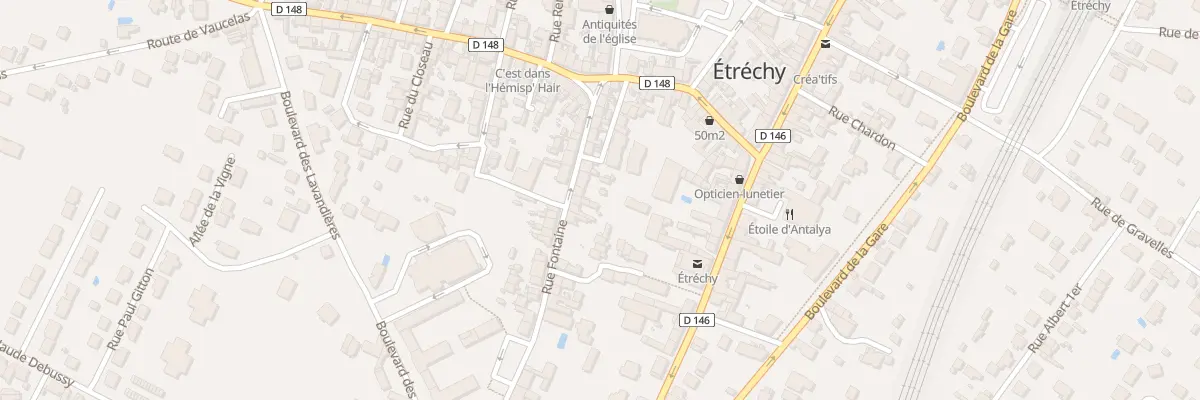 Plan du 19 Rue Fontaine à Étréchy