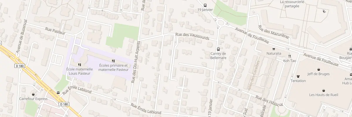 Plan du 17 Rue des Vaussourds à Rueil-Malmaison