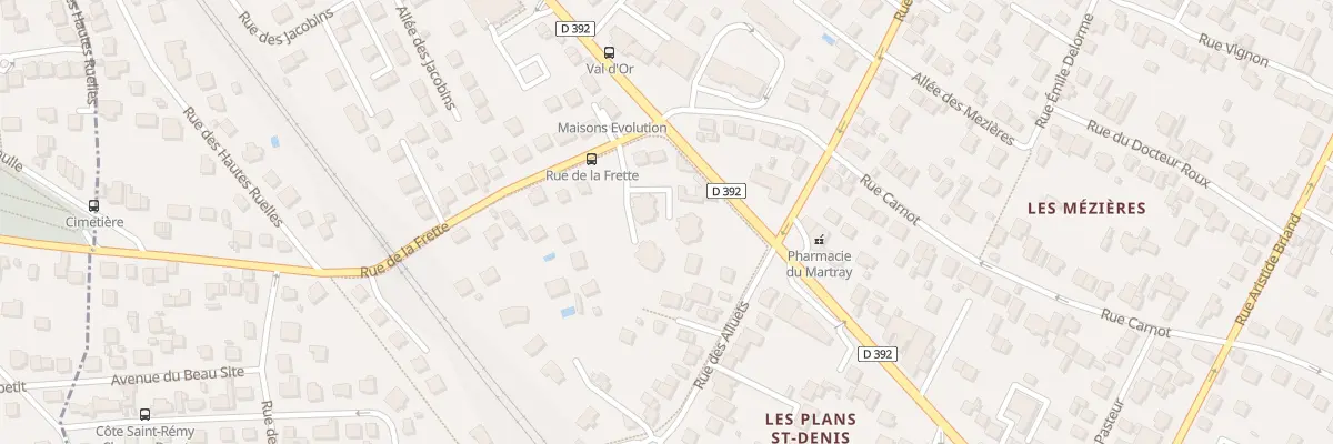 Plan du 3 Rue de la Frette à Cormeilles-en-Parisis