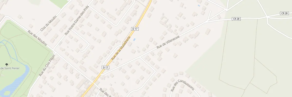 Plan du 11 Rue de Villeneuve à Morigny-Champigny