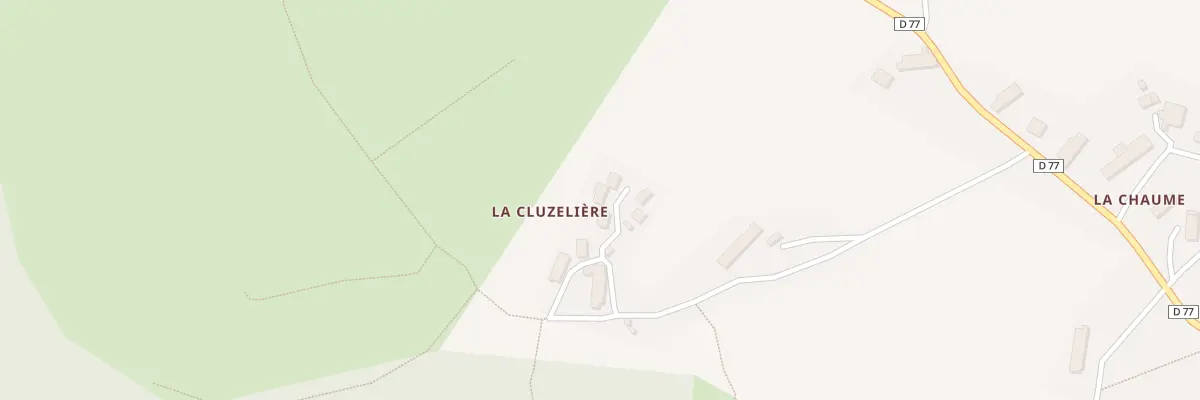 Plan du 7 La Cluzelière à Toulx-Sainte-Croix