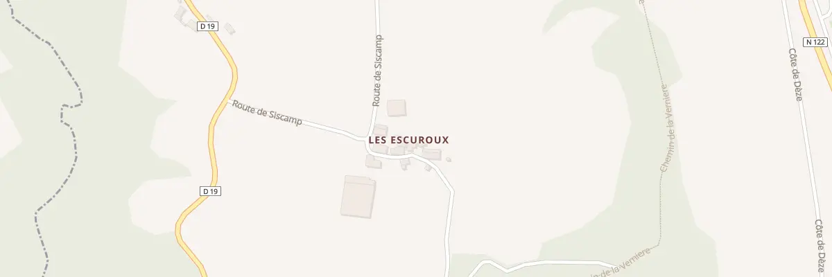 Plan du 5027 Les Escuroux à Quézac