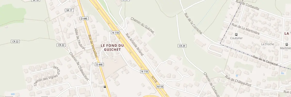 Plan du 13 Rue Aristide Briand à Orsay