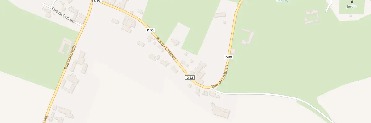 Plan du 13 Rue du Chateau à Verchin