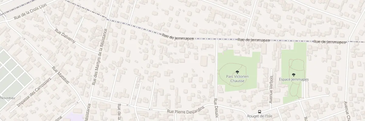 Plan du 28 Rue de Jemmapes à Houilles