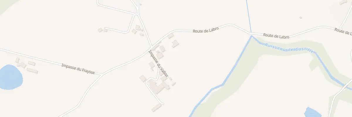 Plan du 25 Imp du Vallon à Vaureilles