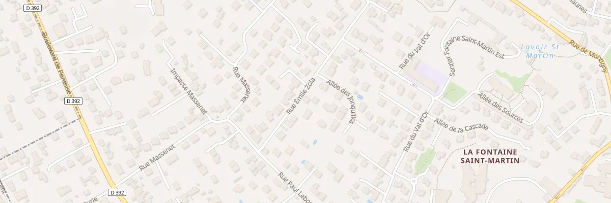 Plan du 10 Rue Emile Zola à Cormeilles-en-Parisis