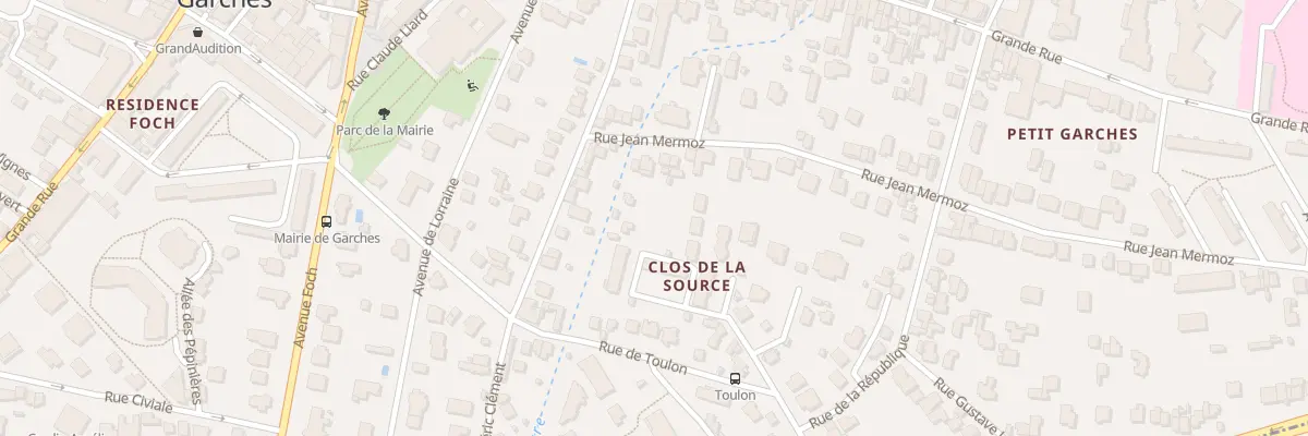 Plan du 87 Rue Jean Mermoz à Garches
