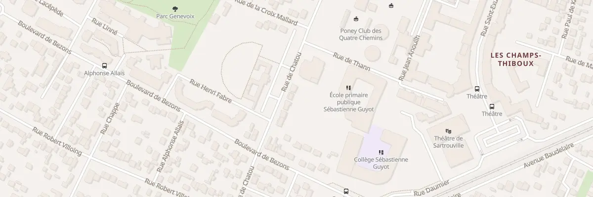 Plan du 40 Rue de Chatou à Sartrouville